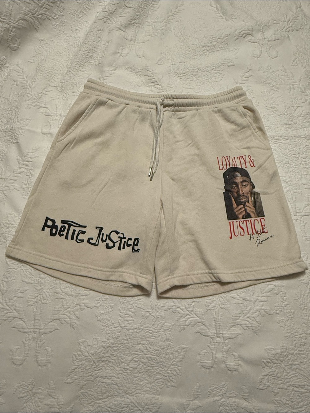 Chemistry Men's Beige 'Poetic Justice' Athletic Shorts